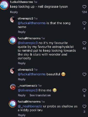fuckallthenorms keep looking up neil degrasse tyson Reply 124 6, oliverepic3 @fuckallthenorms is that the song пате Вер!у fuckallthenorms @oliverepic3 no it's my favourite quote my favourite astrophys