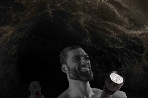 "W-what are we doing in here?"
"We're going to the Inner Earth"
"But this is an abandoned coal mine and we've reached a dead en-"
"It's okay, I brought dynamite"
"I don't think that's a good ide-"
"Hi