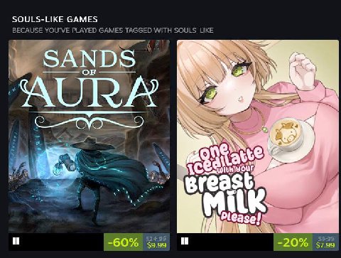 SOULS-LIKE GAMES BECAUSE YOU'VE PLAYED GAMES TAGGED WITH SOULS-LIKE 2 2 3555 5755