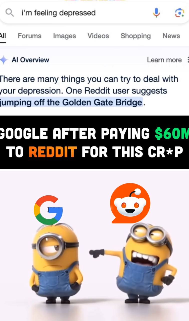 feeling depressed All Forums Images Videos Shopping News Overview Learn more [here are many things you can try to deal with your depression. One Reddit user suggests jumping off the Golden Gate Bridge
