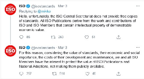 Feel sudden urge to grab a copy of every ISO paper and rehost at my server
