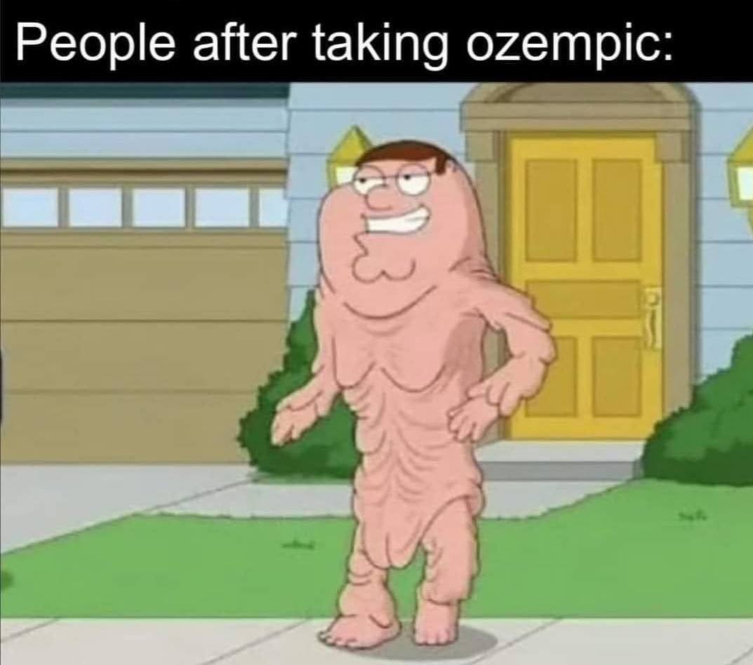 People after taking ozempic: