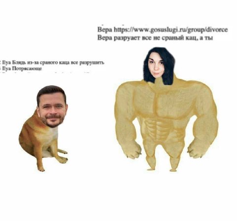 Вера paspyact все не сраный кац, а ты Блядь из-за сраного каца все разрушить
