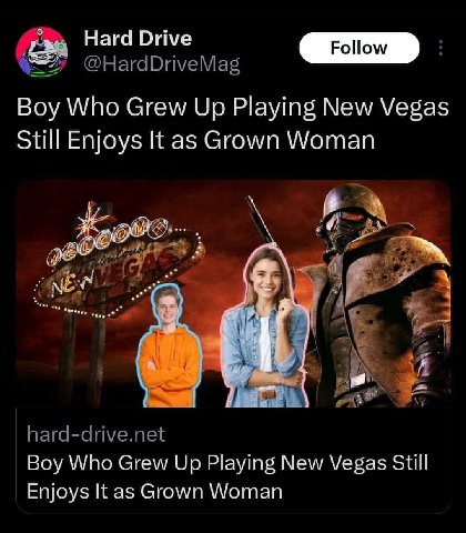 Hard Drive Роном Boy Who Grew Up Playing New Vegas Still Enjoys It as Grown Woman a Boy Who Grew Up Playing New Vegas Still Enjoys It as Grown Woman