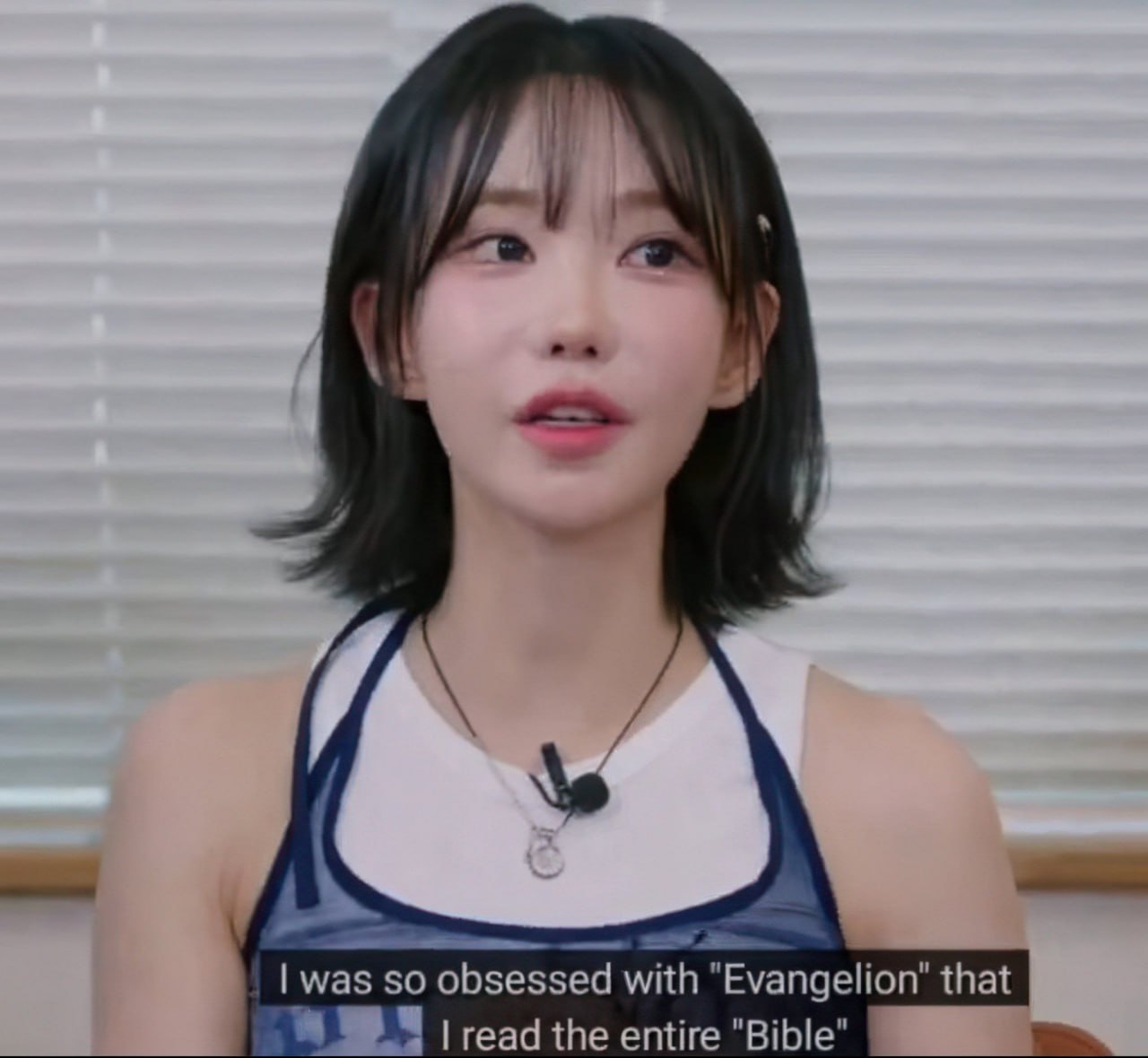 и was so obsessed with “Evangelion” that read the entire "Bible"