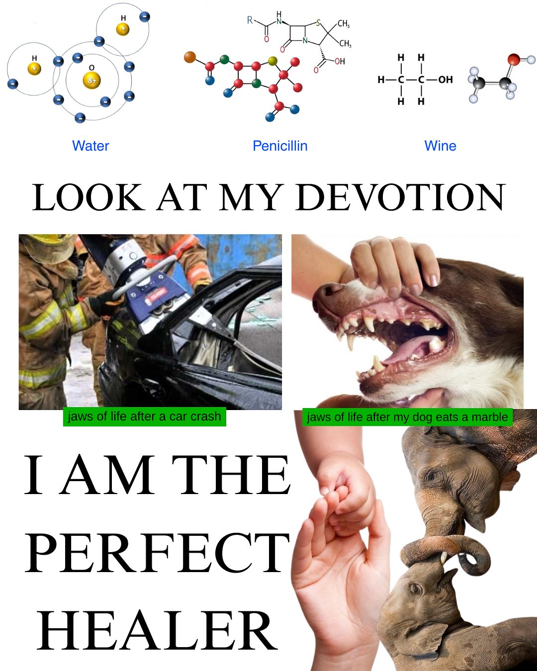 Water Penicillin LOOK AT At I THE PERFECT HEALER