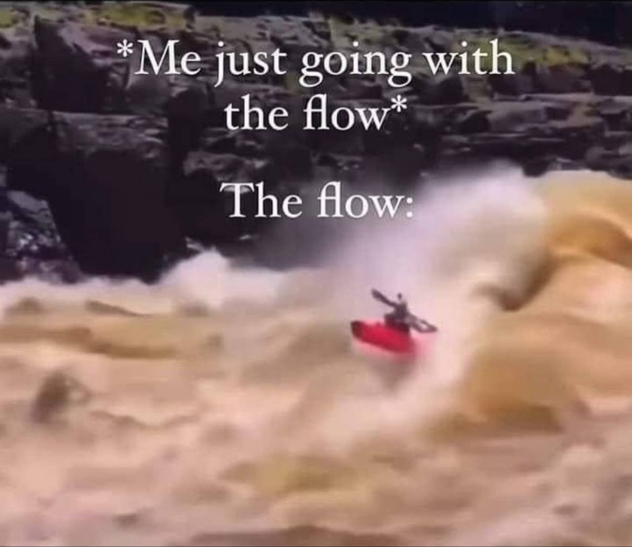 just going with the flow* The flow: