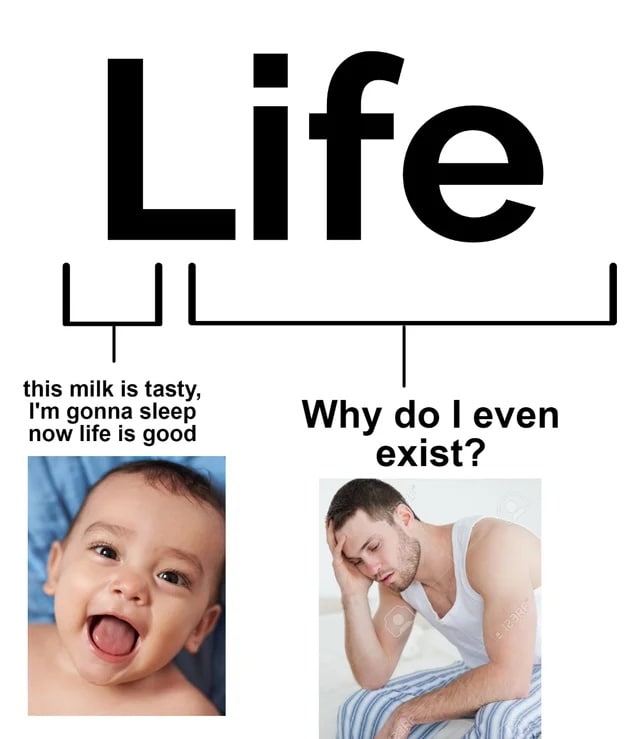 Lite milk is gonna sleep now life is good Why even
