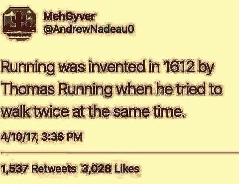 и 5 1... was invented in 1612 И 55: у Tae Thomas when to hot 1 В ЗА 5 0 3:36 1,597 Retweets 3.028 Likes 1,5: А