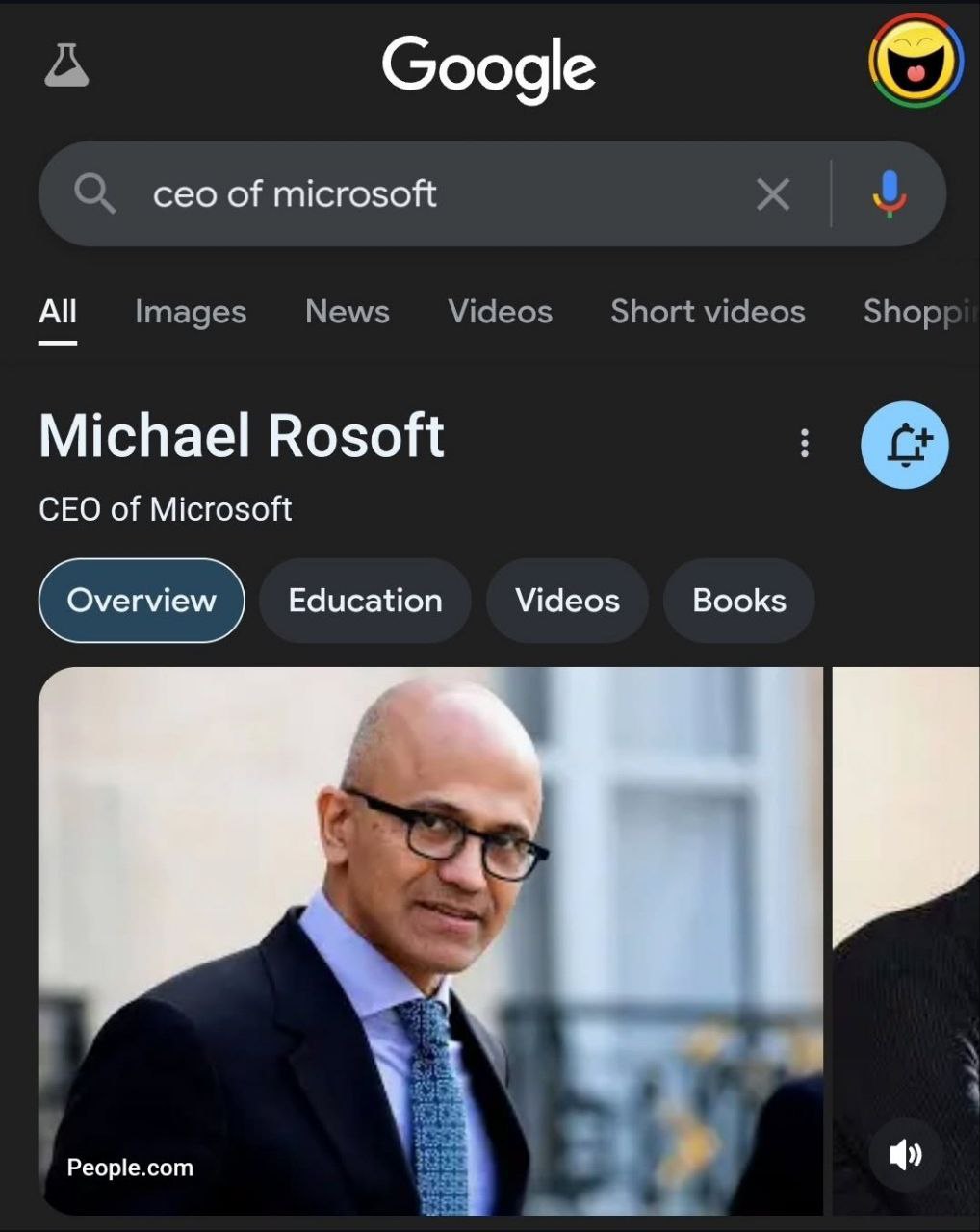 Google ceo of microsoft Michael Rosoft CEO of Microsoft Education Videos Books Реоре.сот 0