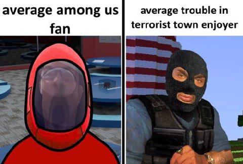 average trouble in average among fan terrorist town enjoyer