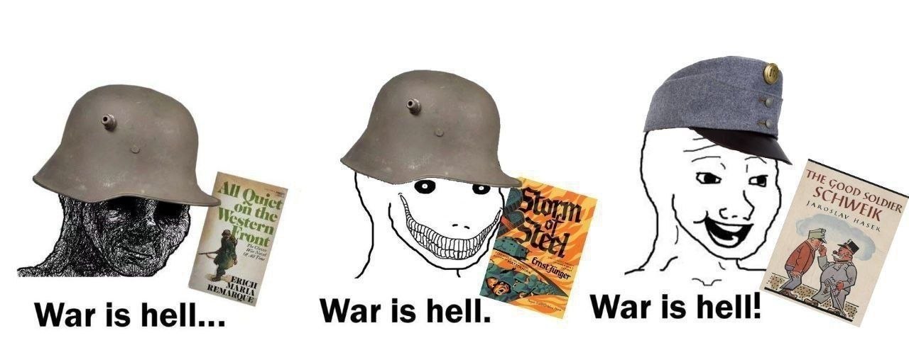 TAR 4; К Убе 7 Ase, 4 4 War is hell! War is hell... War is hell.