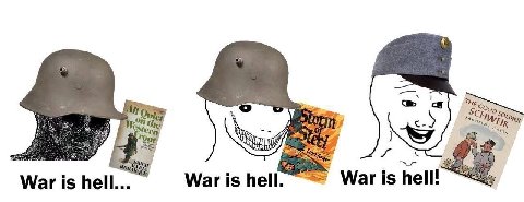 TAR 4; К Убе 7 Ase, 4 4 War is hell! War is hell... War is hell.