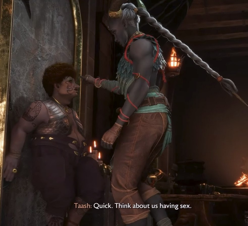 Quick. Think about having sex
