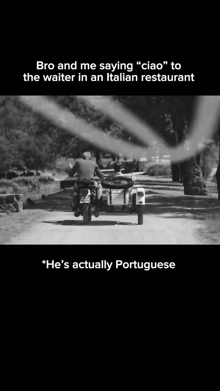 the waiter in an Italian restaurant *He’s actually Portuguese