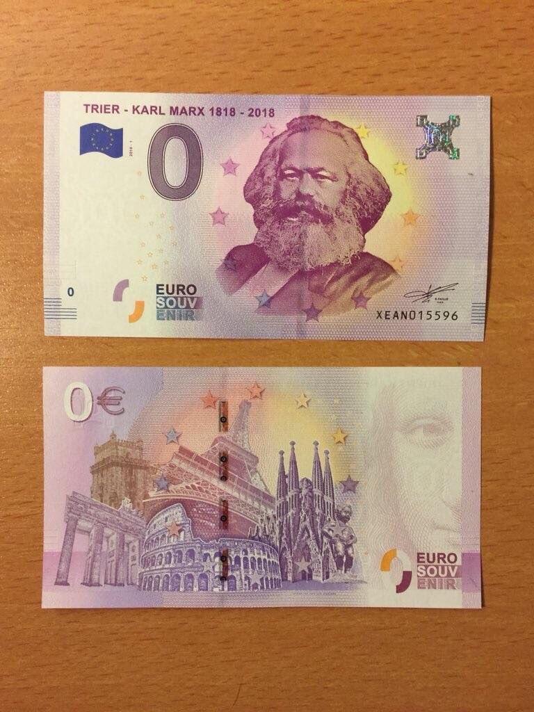 5 we TRIER KARL 1 2018 Ses vate EURO i 015596 it ver A А, rte EURO SOUV