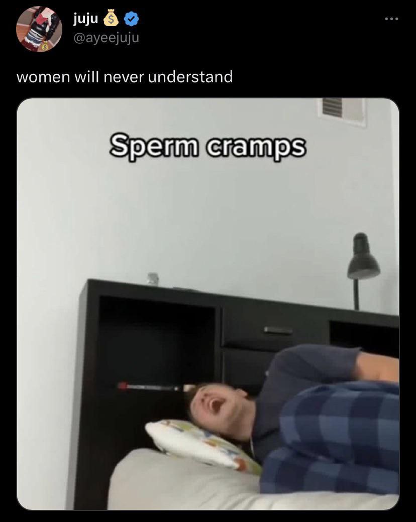 women will never understand cramps