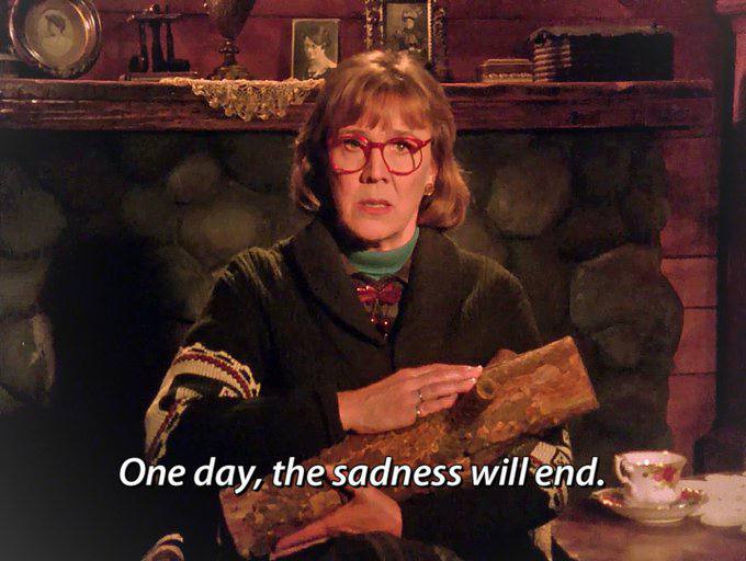 One day, the sadness иепа.