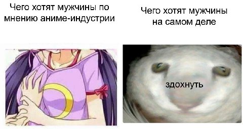 Чего хотят мужчины по Чего хотят мужчины мнению аниме-индустрии на самом деле здохнуть