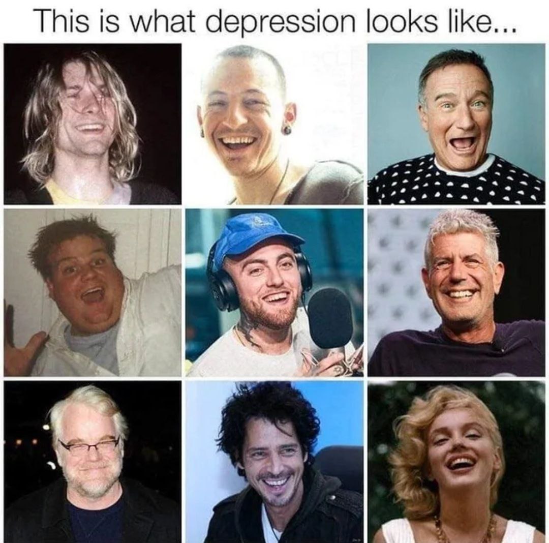 This is what depression looks like...