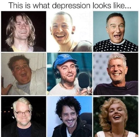 This is what depression looks like...