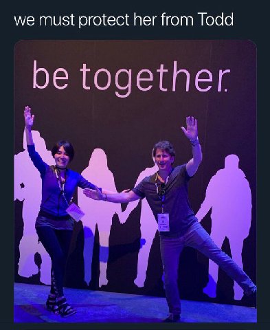 we must protect her from Тода be together