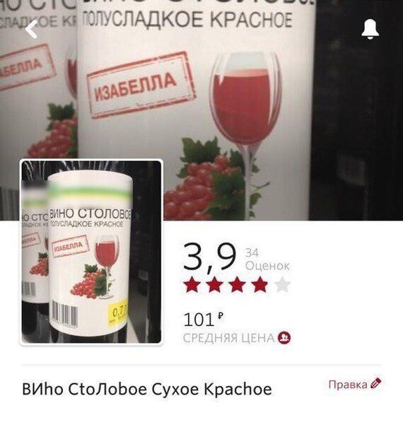 К? ЛУСЛАДКОЕ КРАСНОЕ TONO i 101* BUho Ctos/loboe Сухое Kpachoe Правка