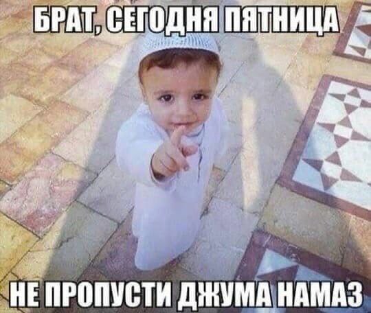 БРАТ, СЕГОДНЯ ПЯТНИЦА я a Bee ДЖУМА HAMAS