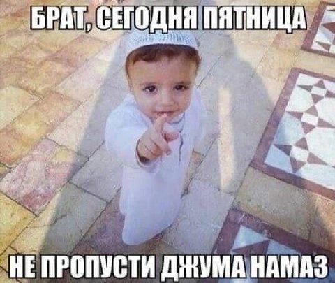 БРАТ, СЕГОДНЯ ПЯТНИЦА я a Bee ДЖУМА HAMAS