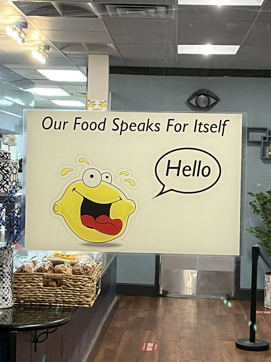 Our Food Speaks For Itself 347