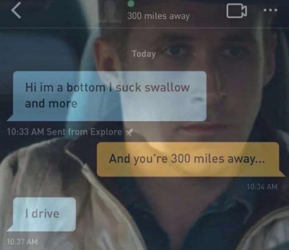 300 miles away Тодау a swallow and Sent from pio And you're 300 miles аммау...