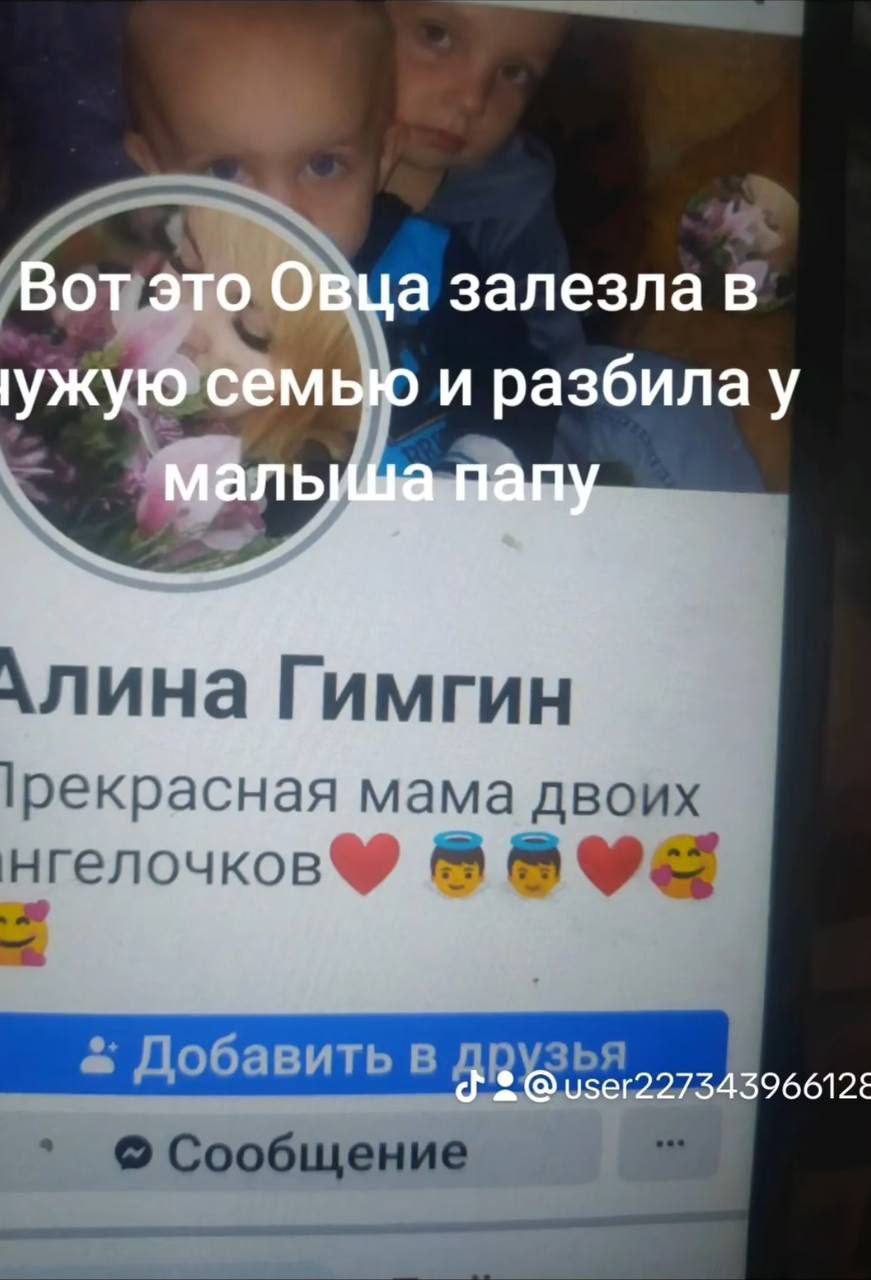 Зотэто ОВца залезла в у: о и разбилау \лина Гимгин 1рекрасная мама двоих нгелочков® Добавить в