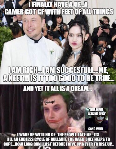 GAMER 4 в! a’ a TRUE.. AND YET IT ALL a UP WITH НО ALL AN ENDLESS CYCLE OF BULLSHIT HELPS TO COPE_HOW LONG BEFORE I TO RISE UP_