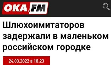 Шлюхоимитаторов задержали в маленьком российском городке