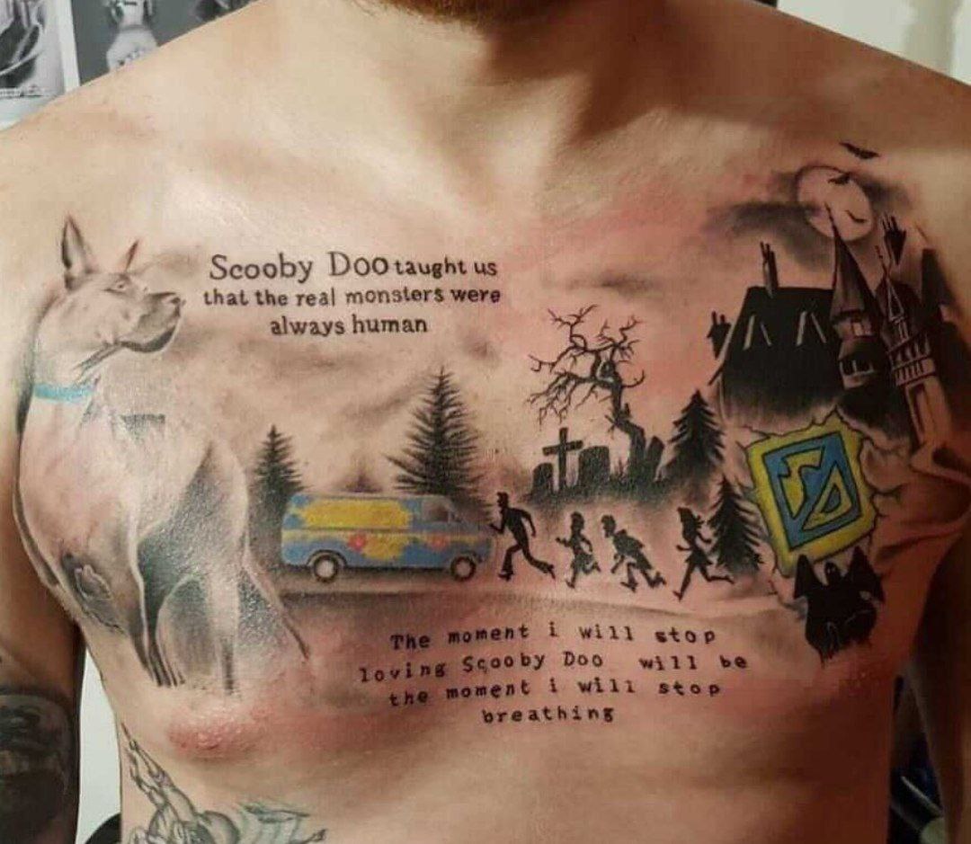 Scooby Doo taught that the real monsters were always human 2 i stop oby Doo will wili sto preathing 4.