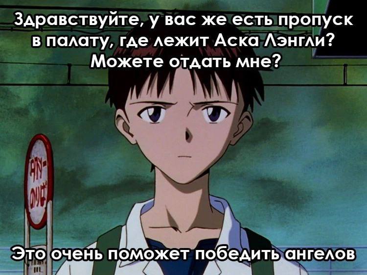 Здравствуйте, у вас же есть пропуск в палату, где лежит Аска Лэнгли? Можете отдать мне? Это очень поможет победить ангелов