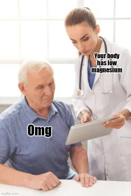 Your has low magnesium