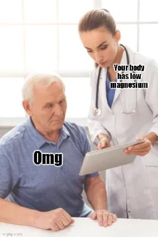 Your has low magnesium