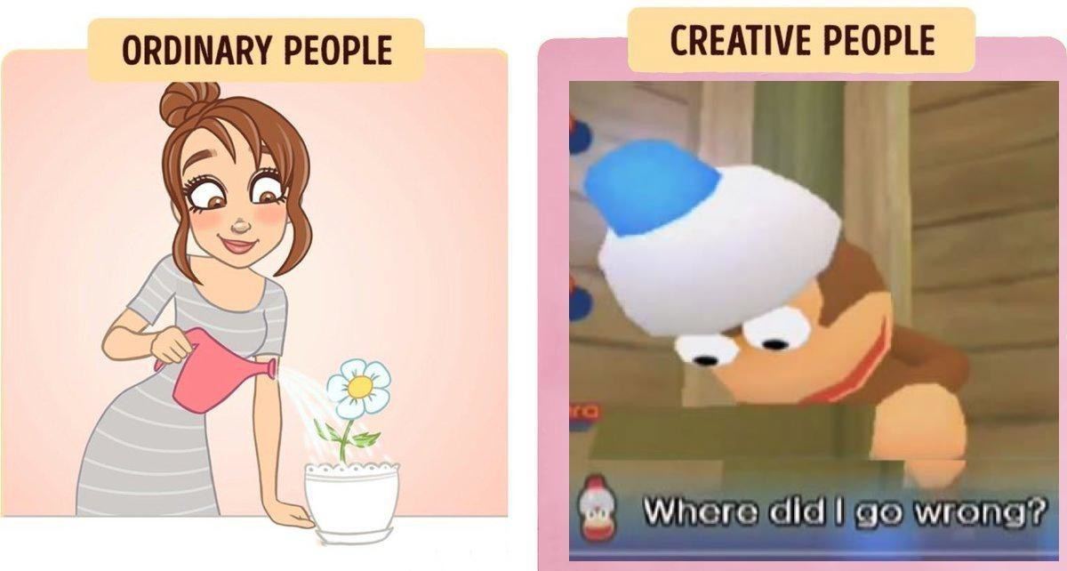 ORDINARY PEOPLE CREATIVE PEOPLE 4 Where wrong?