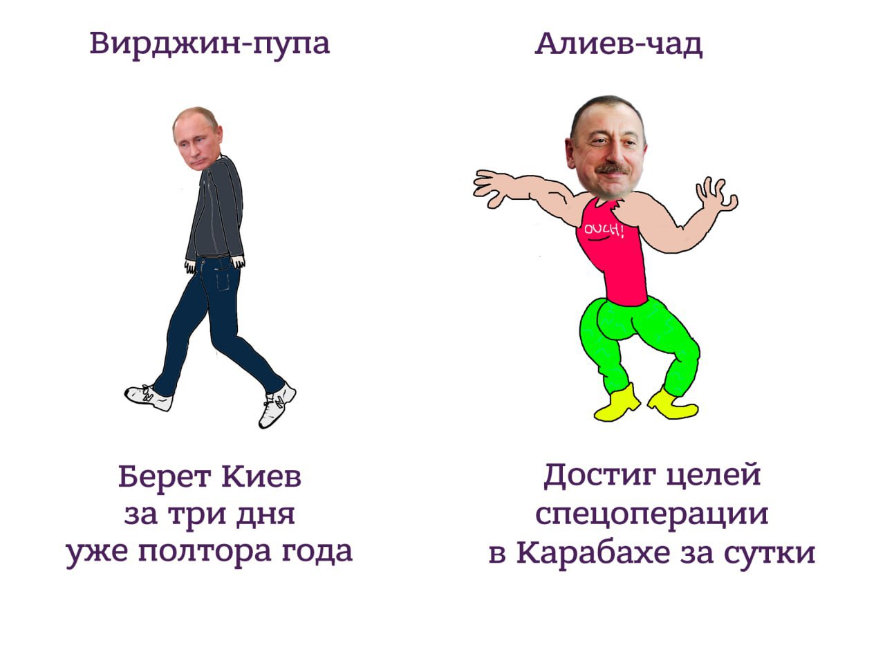 Вирджин-пупа Алиев-чад Берет Киев Достиг целей за три дня спецоперации уже полтора года в Карабахе за сутки