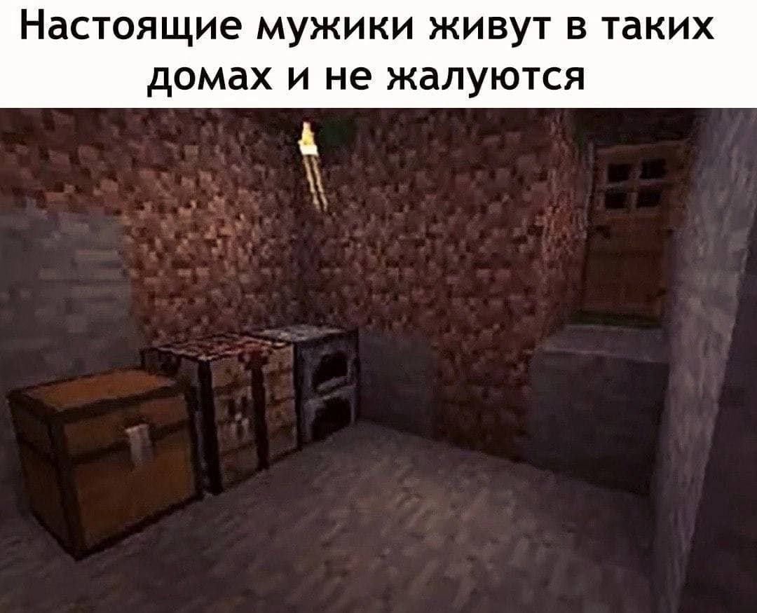 Настоящие мужики живут в таких домах и не жалуются