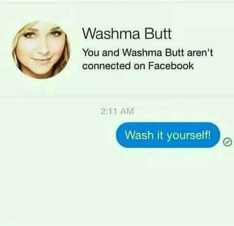 \Nashma Butt You and Washma Butt aren't connected on Facebook