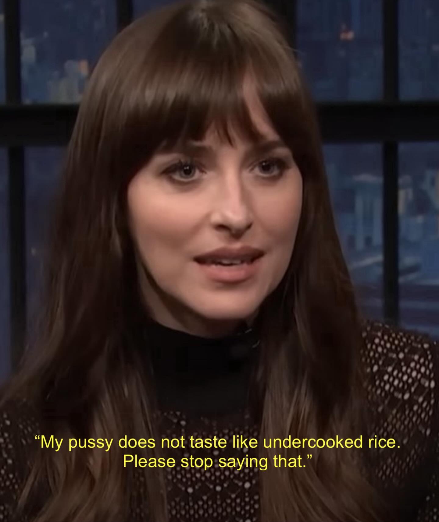 pussy does not taste like undercooked rice. Please stop saying that.”