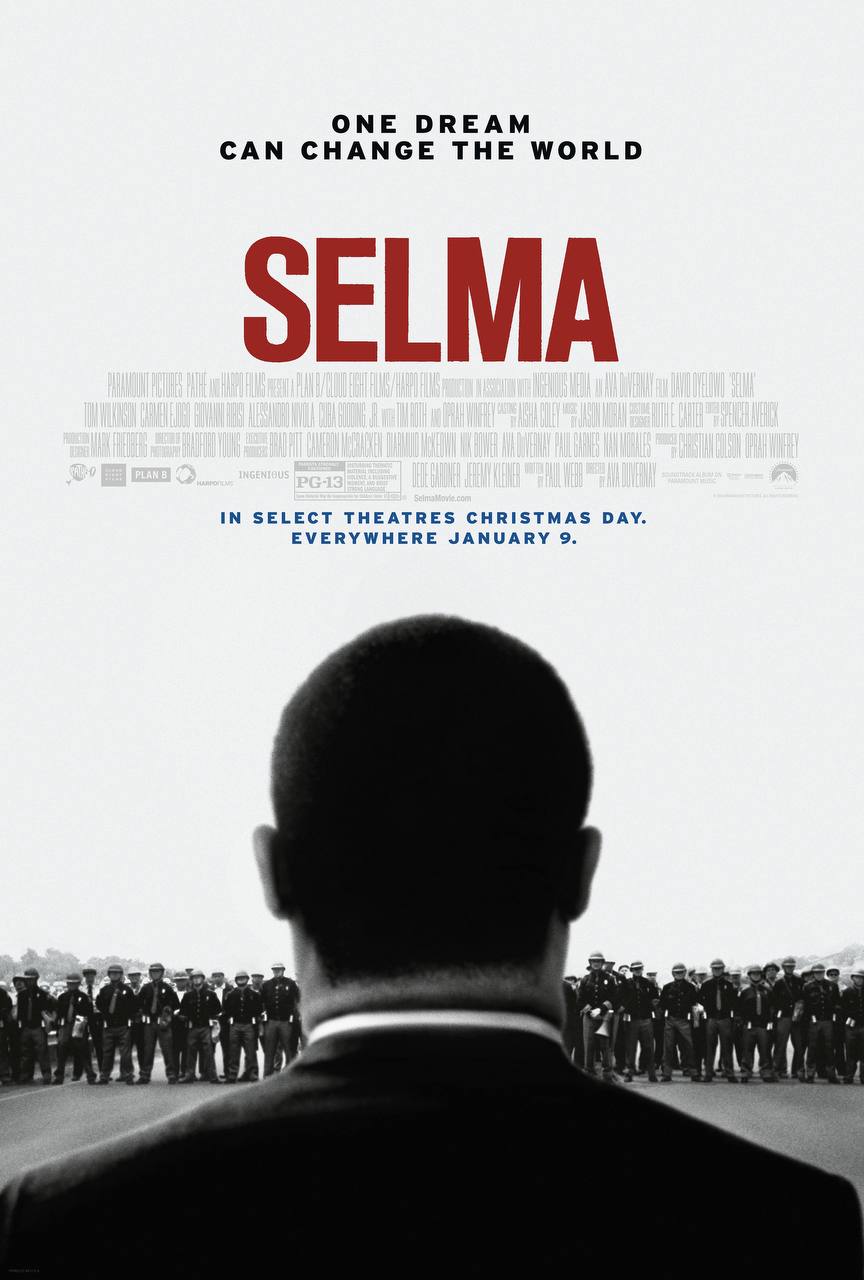Сельма (2014)

Трудновато дался просмотр этого фильма: с одной стороны это полная нюансов и хорошо снятая драма, с другой стороны - пафосная прямая и очень очевидная безвкусная спилберговщина. Как они