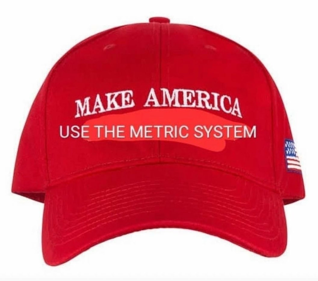 МАКЕ AMERIc A USE THE METRIC SYSTEM