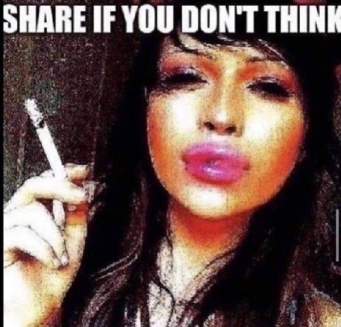 SHARE IF YOU DON'T THINK