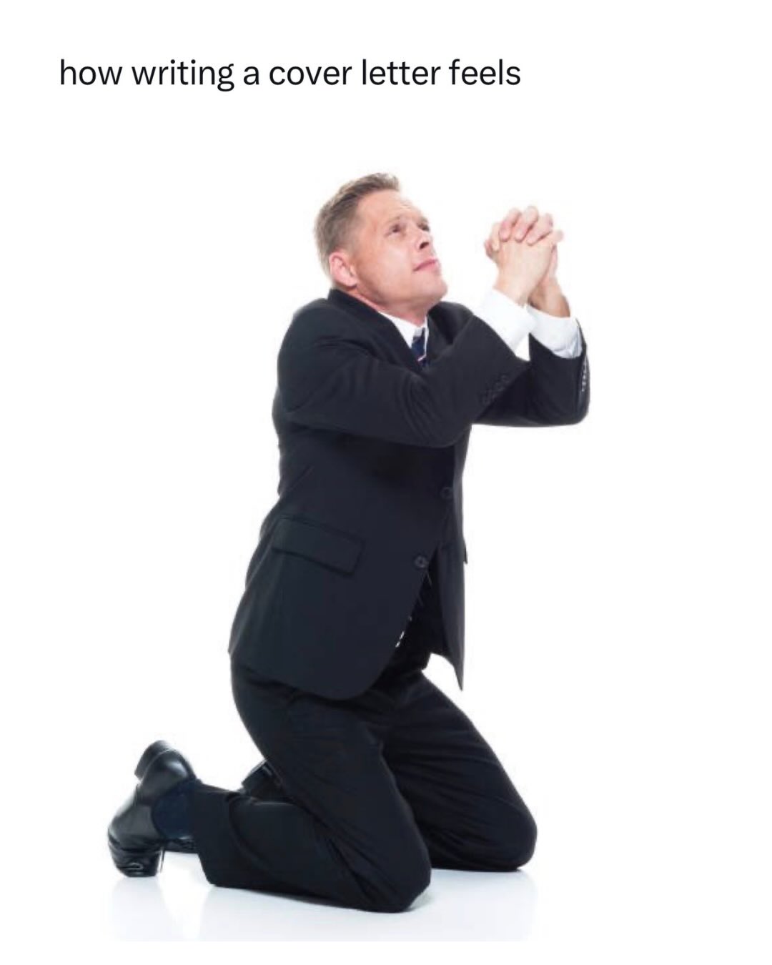 how writing a cover letter feels