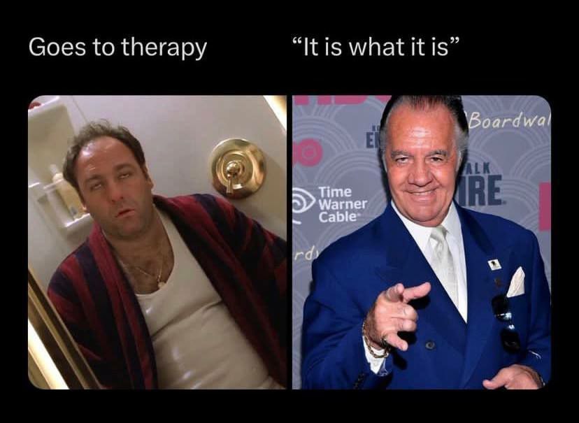 Goes to therapy “Itis what it is” Warner Cable