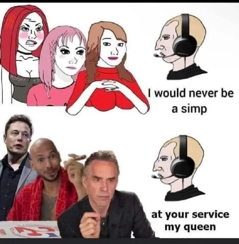 а would never be a simp he 3 at your service