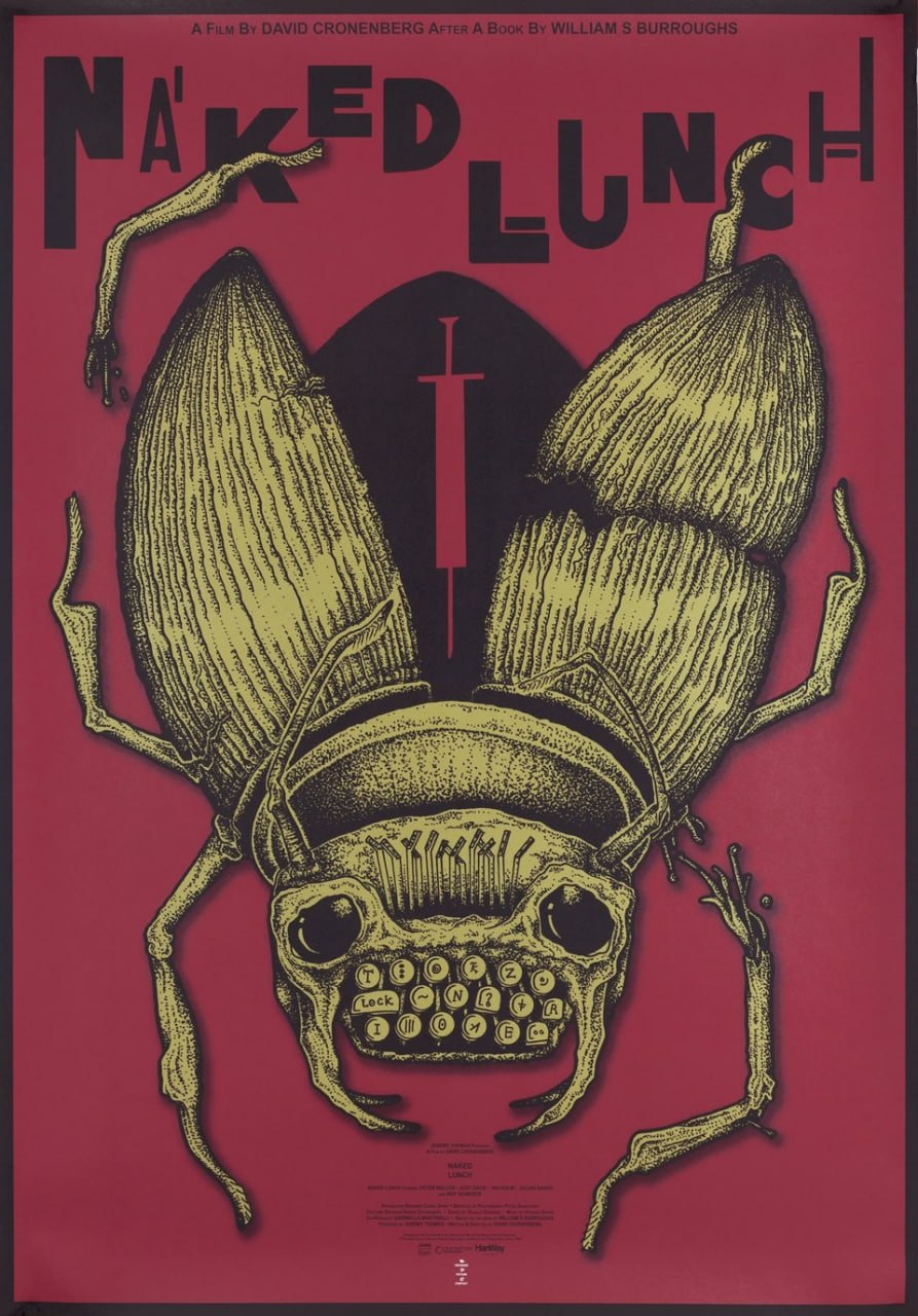 Шведский постер к Naked Lunch, 1991.